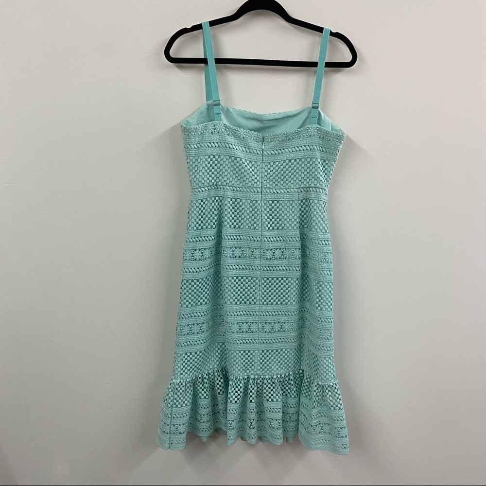 J. Crew Geometric Lace Midi Dress - Picture 10 of 16